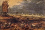 Landscape with Windmills Jan Brueghel